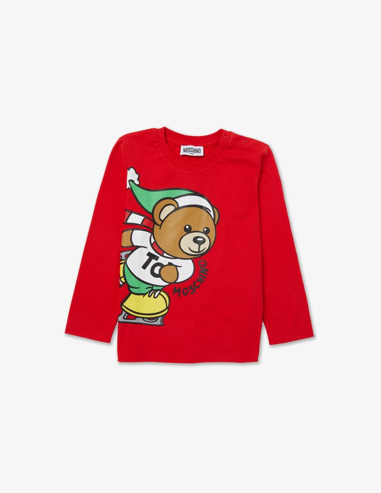 Moschino Maglietta A Manica Lunga