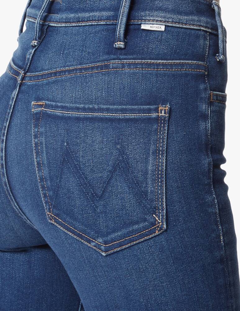 MOTHER Jeans The Hustler Ankle Fray - Blu