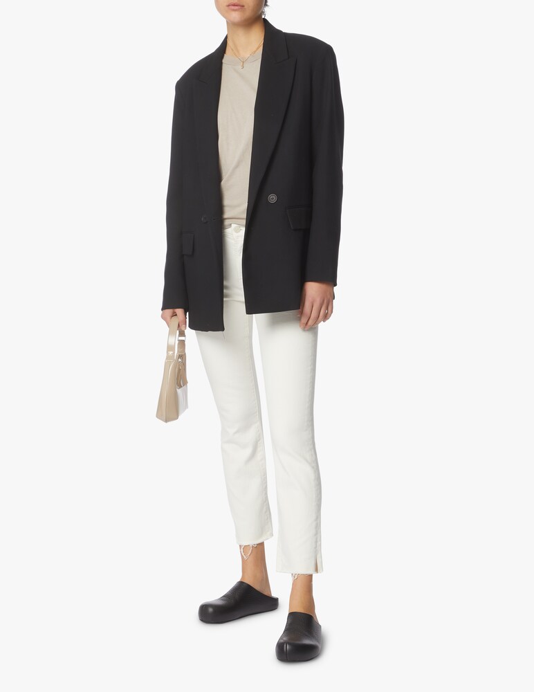 MOTHER Jeans The Rascal Ankle Snippet - bianco