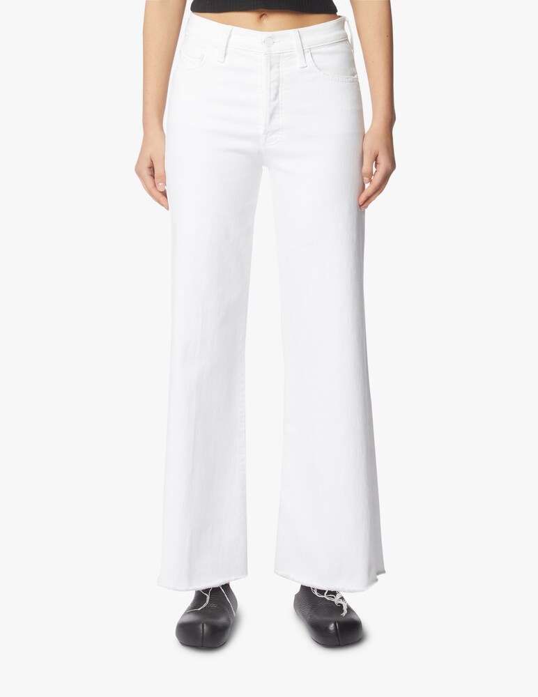 MOTHER Jeans The Tomcat Roller Fray - Bianco