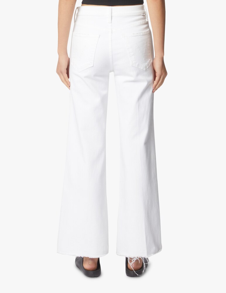 MOTHER Jeans The Tomcat Roller Fray - Bianco