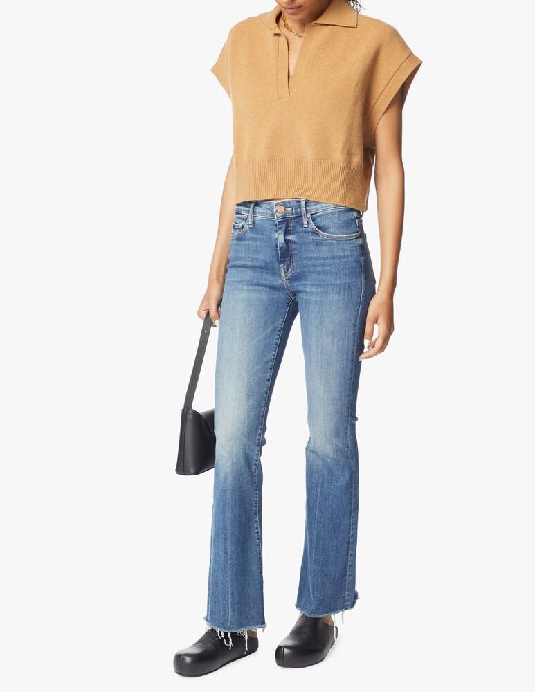 MOTHER Jeans The Weekender Fray - blu