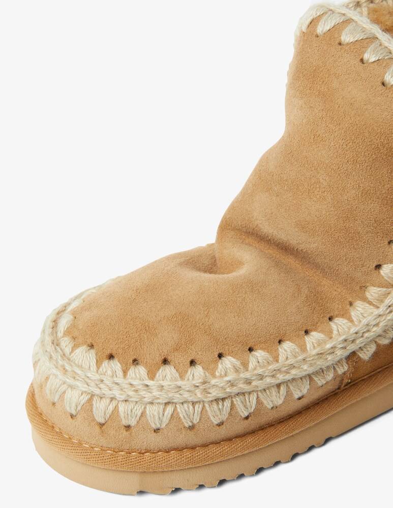 Mou Stivali In Camoscio Eskimo Logo Stick