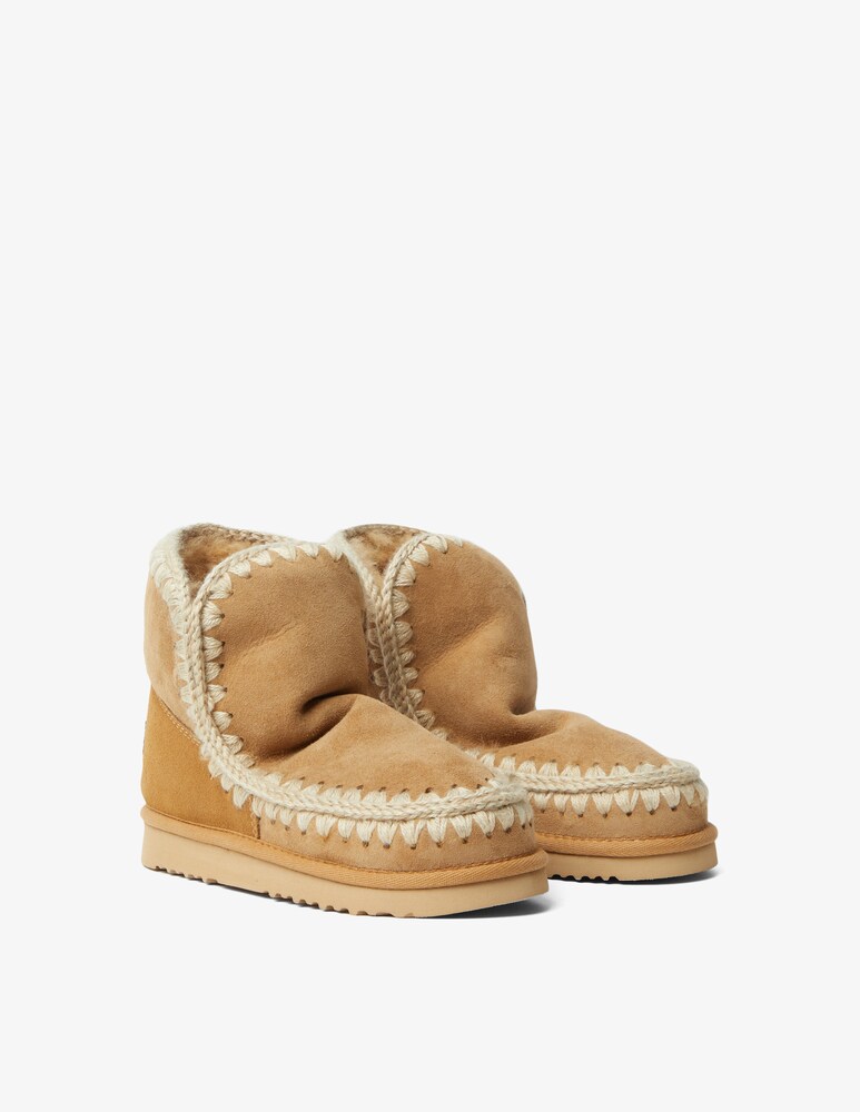 Mou Stivali In Camoscio Eskimo Logo Stick