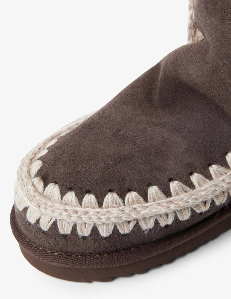 Mou Stivali In Camoscio Eskimo Logo Stick