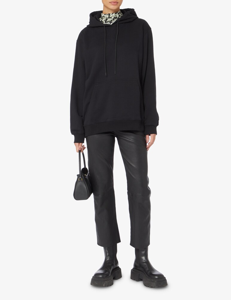 MSGM Felpa Con Cappuccio Over Logo