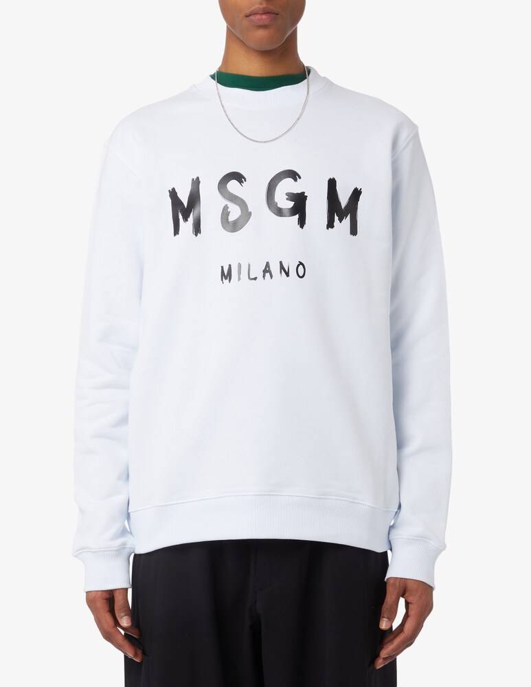 MSGM Felpa con scritta