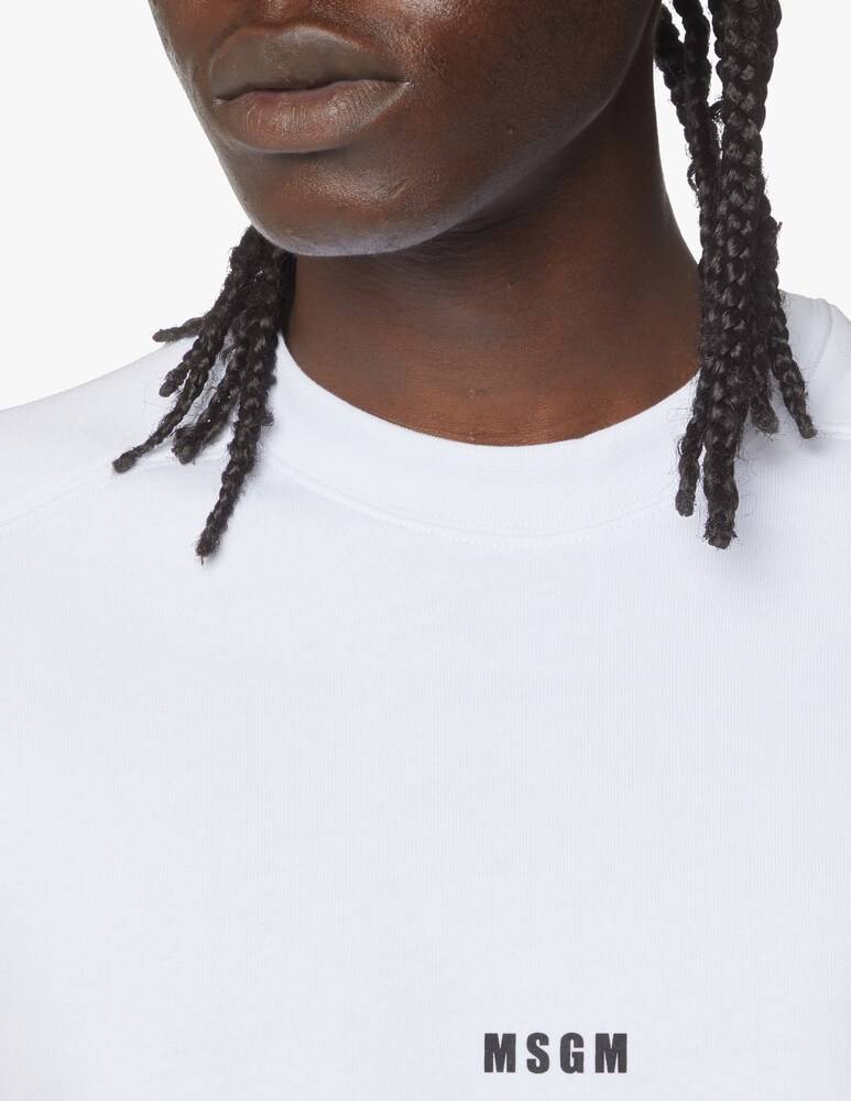 MSGM Felpa Girocollo Mini Logo