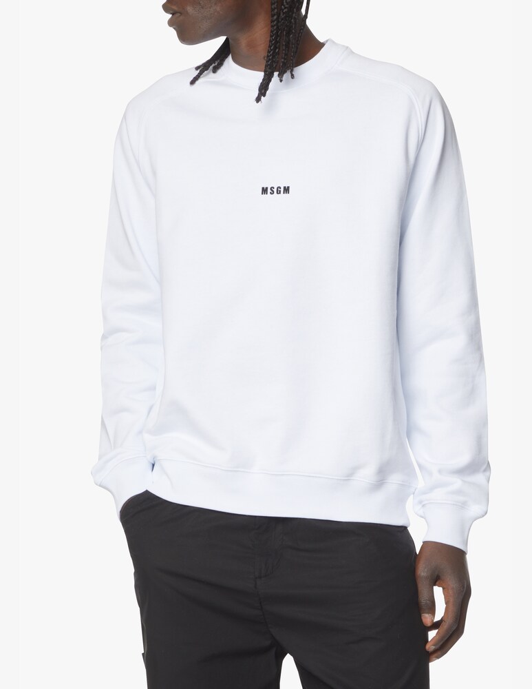 MSGM Felpa girocollo mini logo