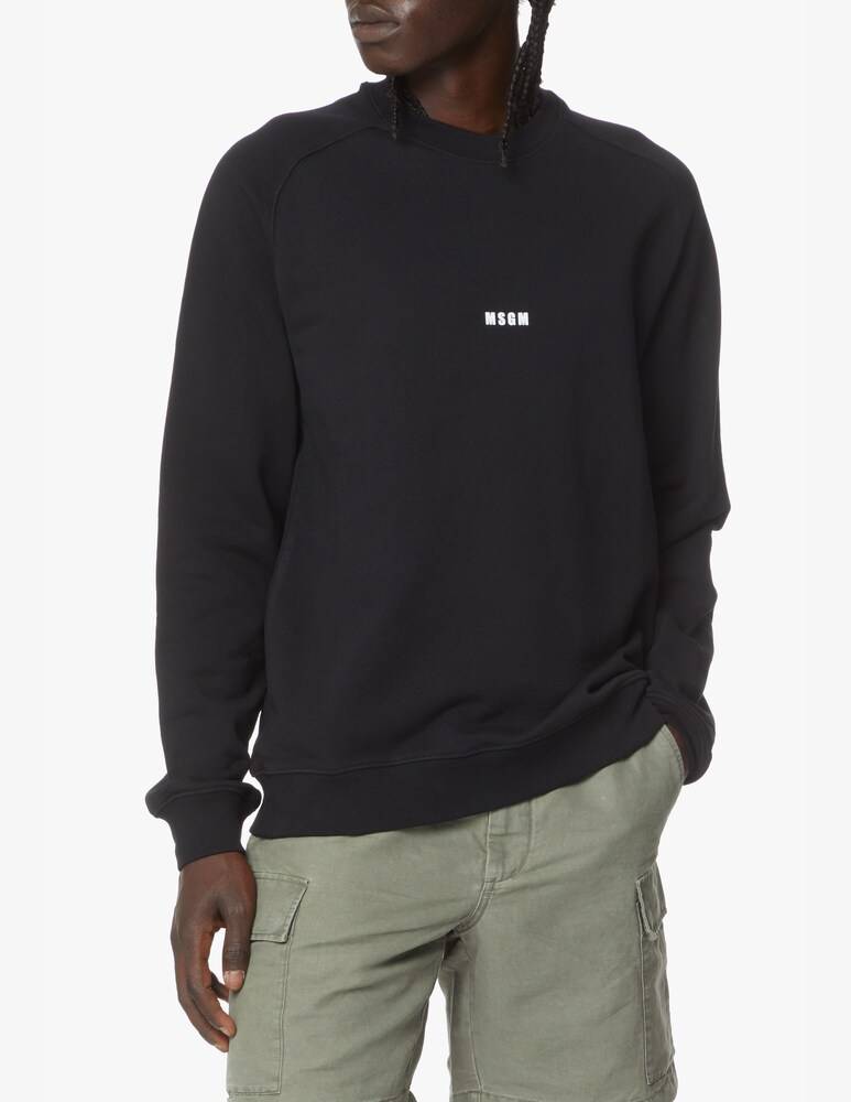MSGM Felpa girocollo mini logo