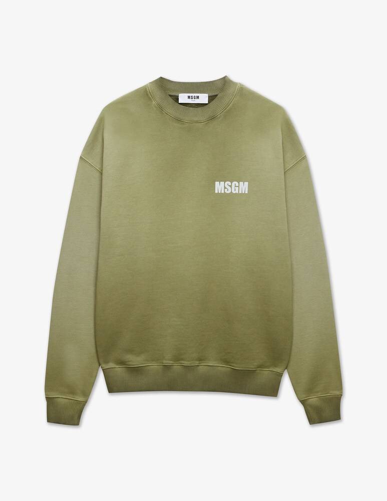 MSGM Felpa girocollo slavata