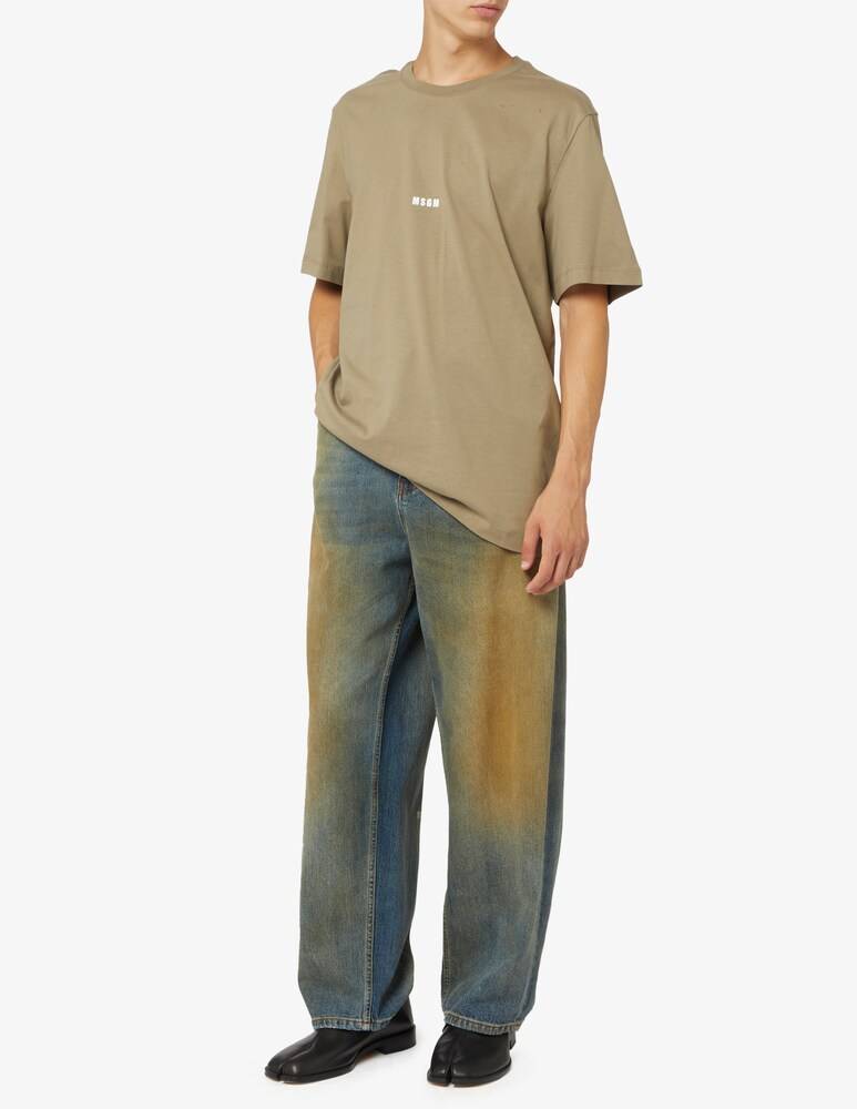MSGM Maglietta Con Logo