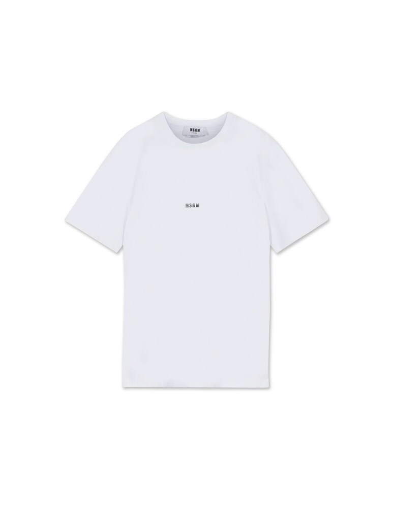 MSGM Maglietta girocollo logo piccolo