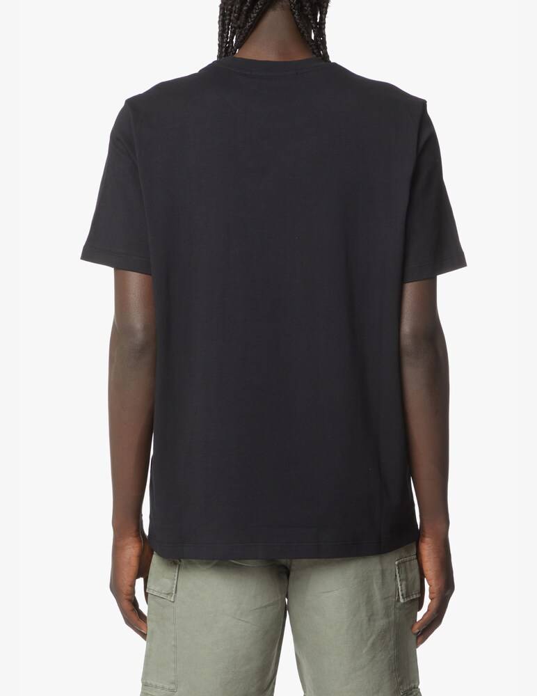 MSGM Maglietta Manica Corta Logo Spray
