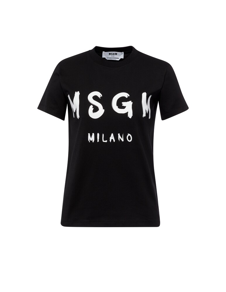MSGM T-shirt In Cotone Con Logo