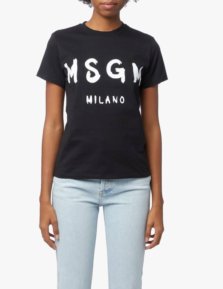 MSGM T-shirt in cotone con logo