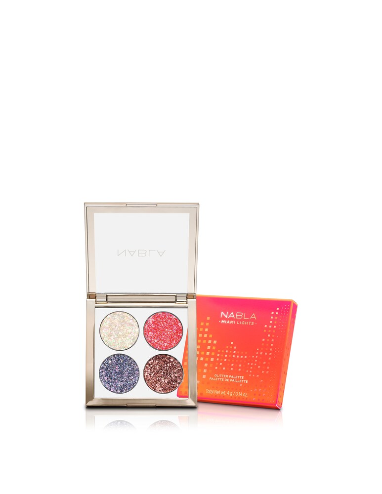 Nabla Miami Lights Glitter Palette