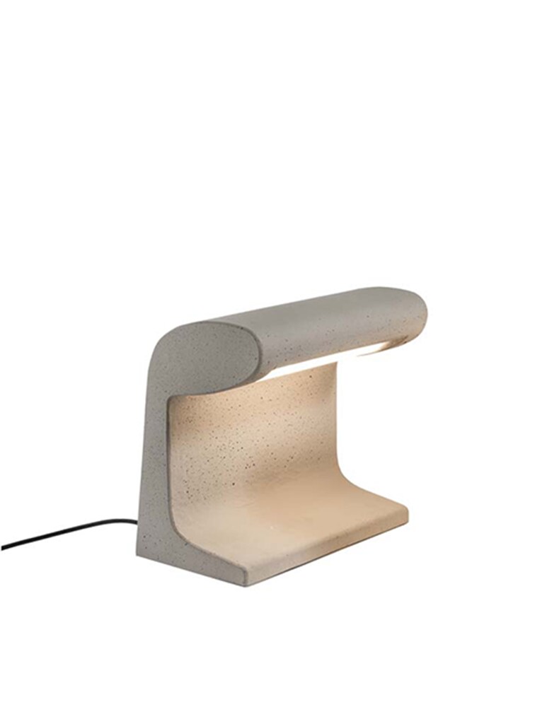 Nemo Borne Béton Petite Lampada da Tavolo - Beige