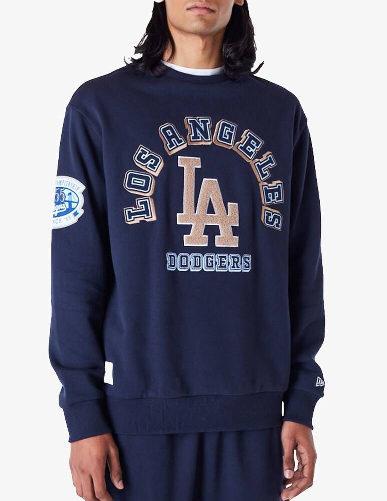 New Era Felpa girocollo world series la dodgers