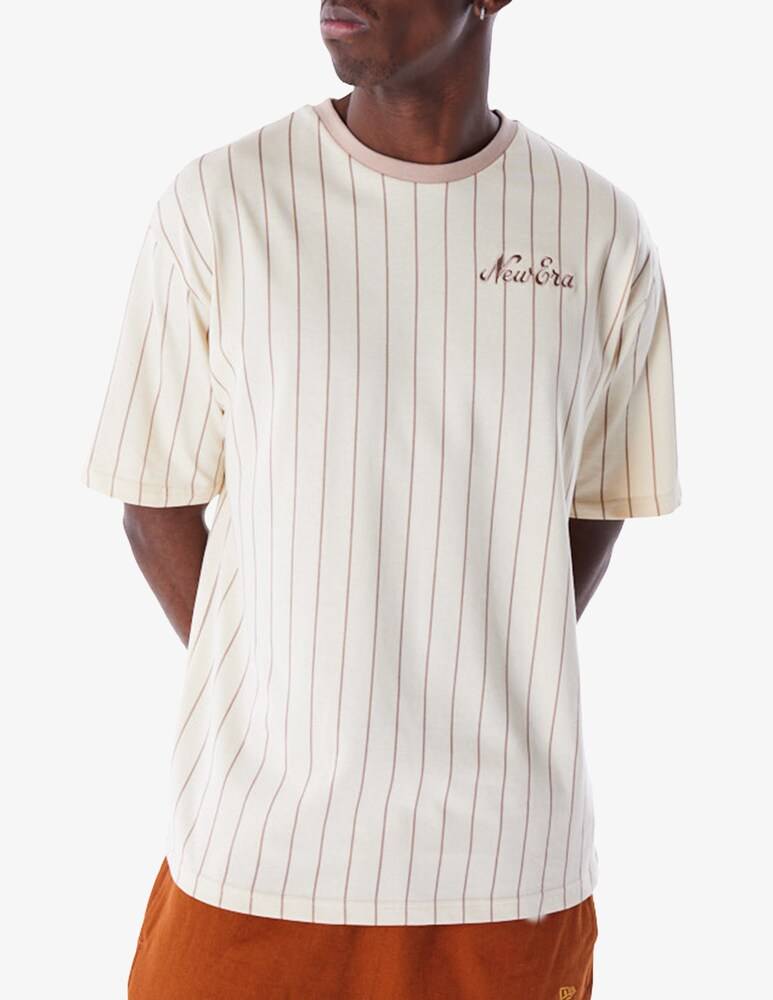 New Era Maglietta pinstripe