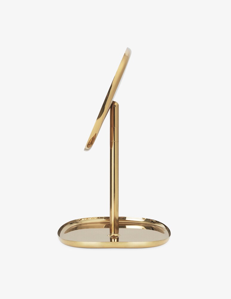 Normann Copenhagen Flip Specchio In Color Ottone