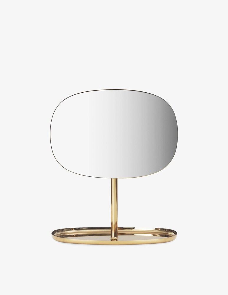 Normann Copenhagen Flip Specchio In Color Ottone