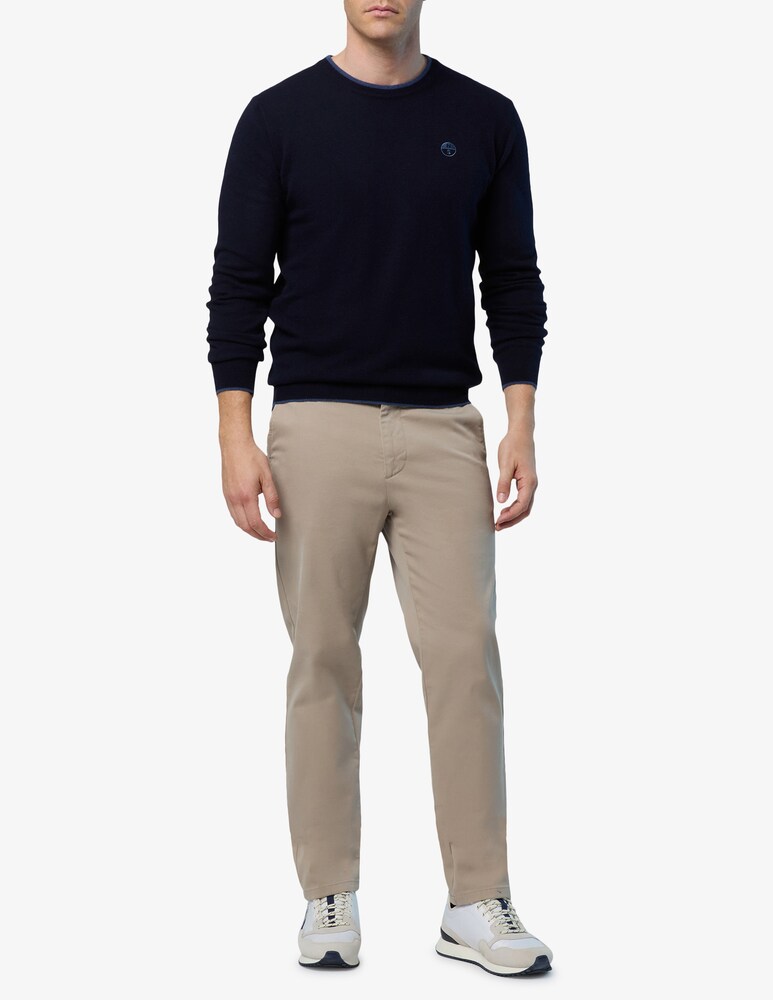 North Sails Maglia Girocollo In Misto Cashmere