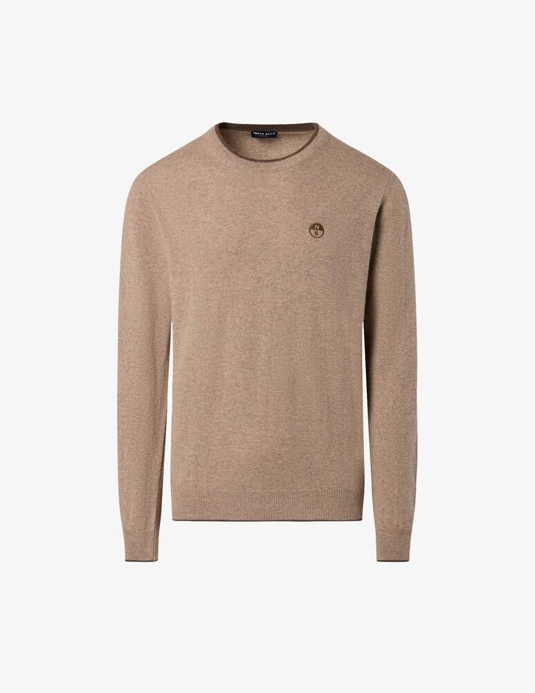 North Sails Maglia girocollo in misto cashmere