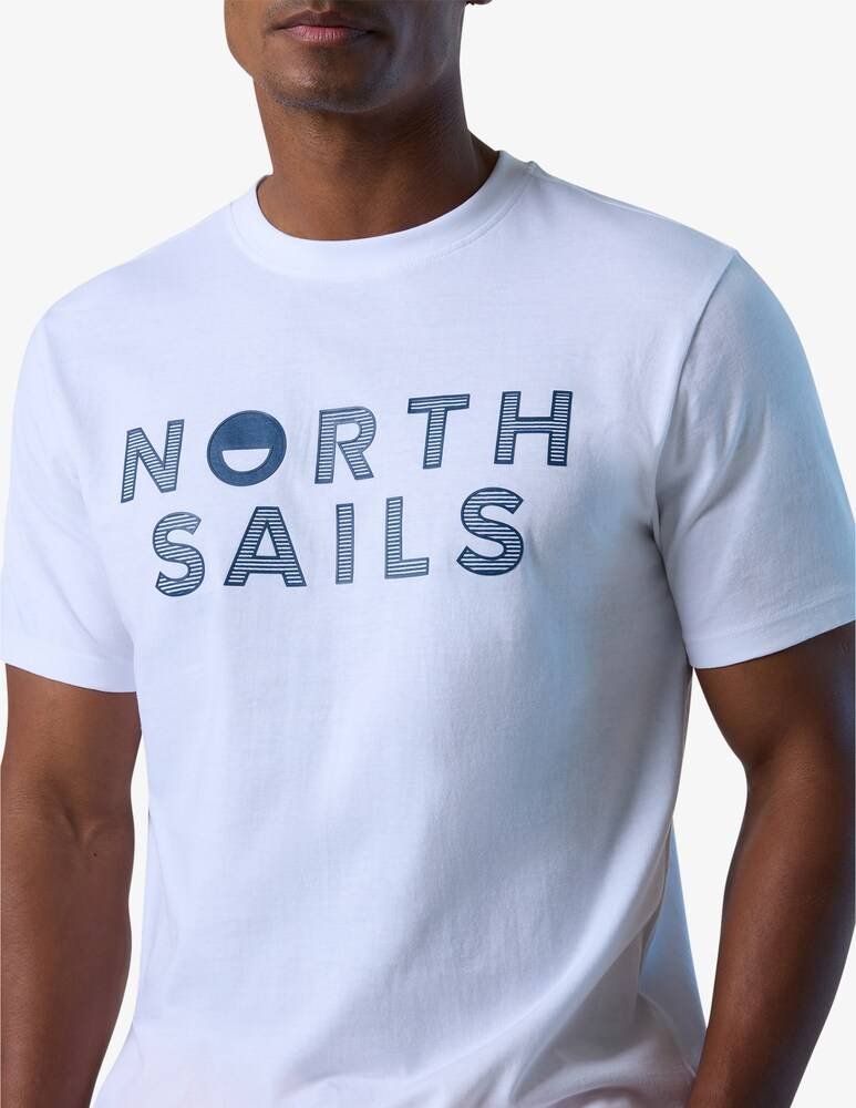 North Sails Maglietta Logo Scritta