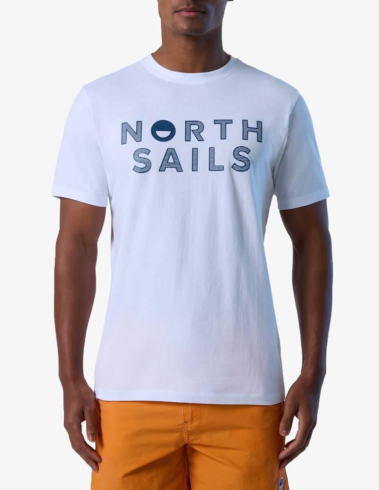North Sails Maglietta logo scritta