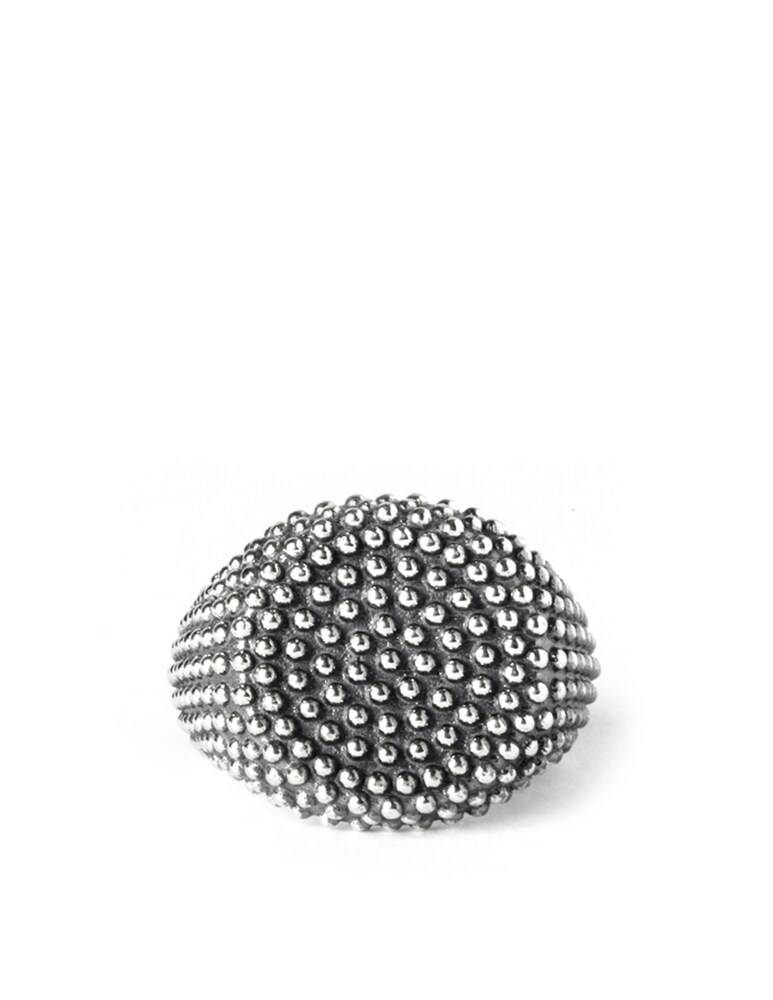 NOVE25 Chevalier tondo puntinato mignolo - argento