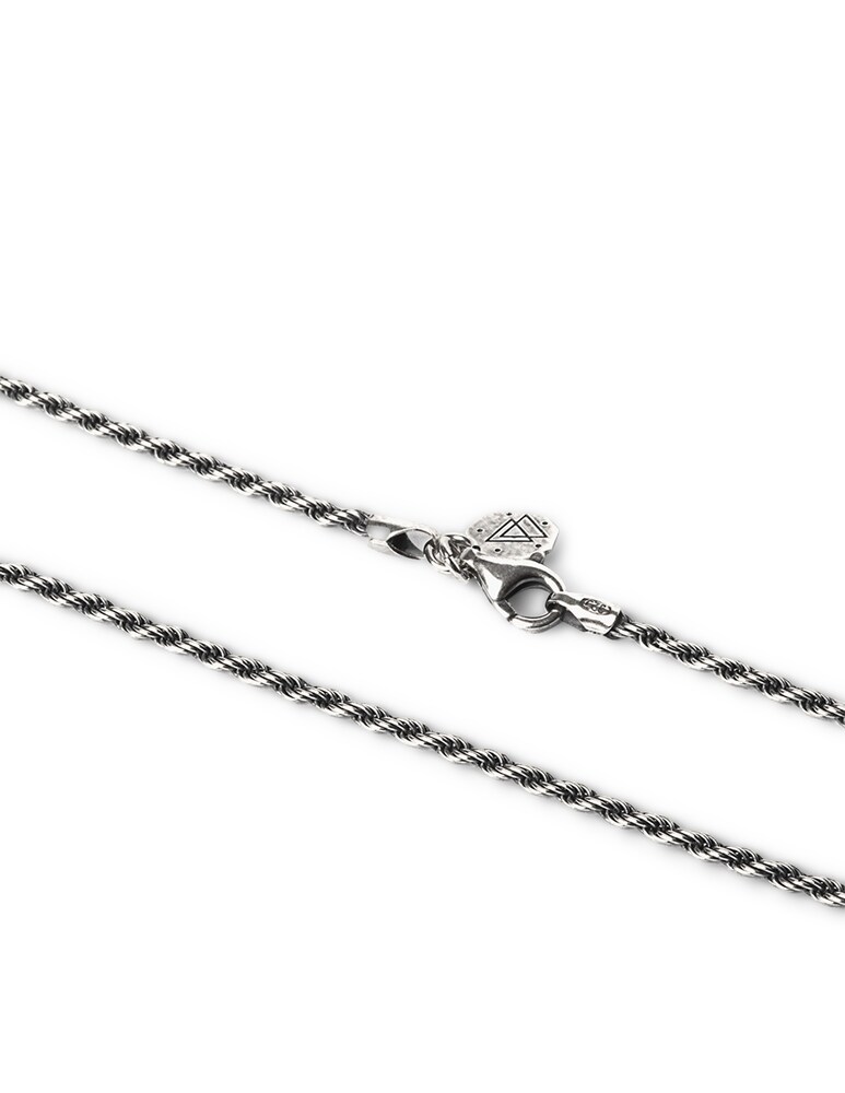 NOVE25 Collana Corda 040 - Argento 80cm