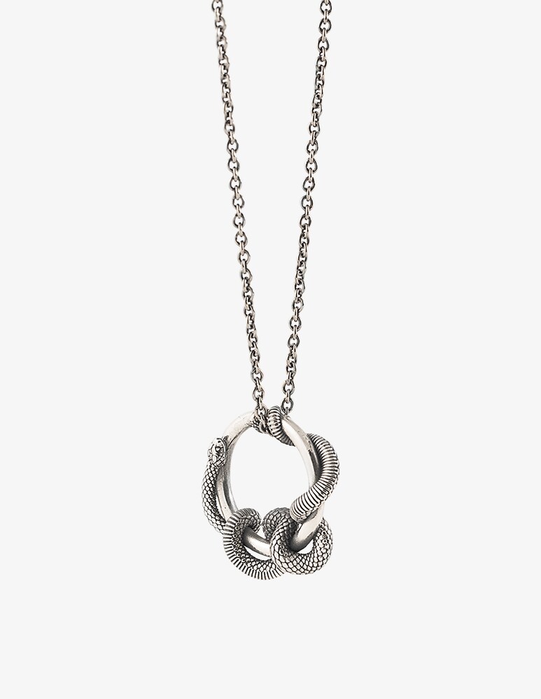 NOVE25 Pendente Serpente Nahas - Argento