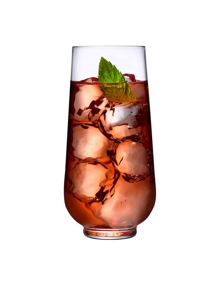 Nude Hepburn Bicchiere Long Drink Set Da 4 - Trasparente