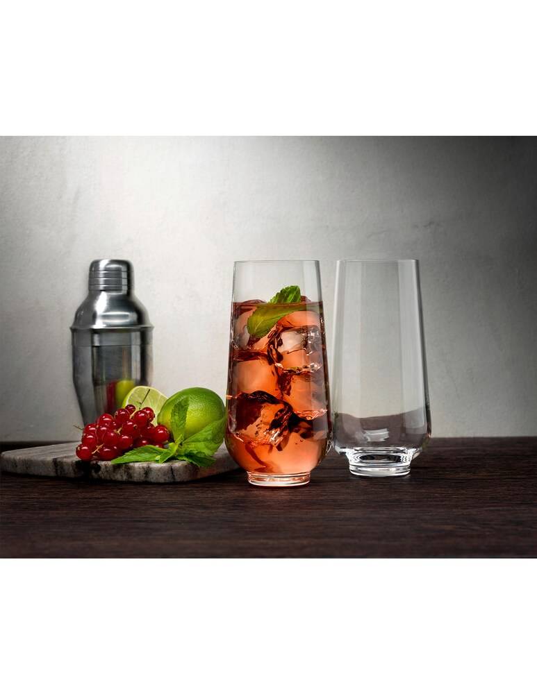 Nude Hepburn Bicchiere Long Drink Set Da 4 - Trasparente