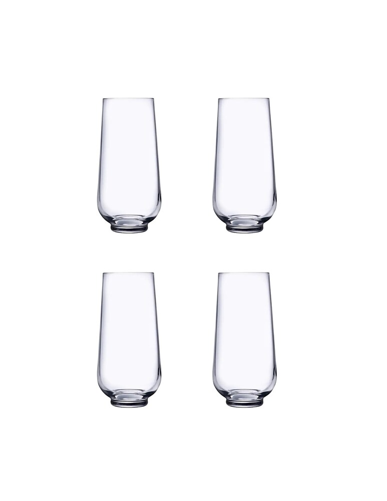 Nude Hepburn bicchiere long drink set da 4 - Trasparente