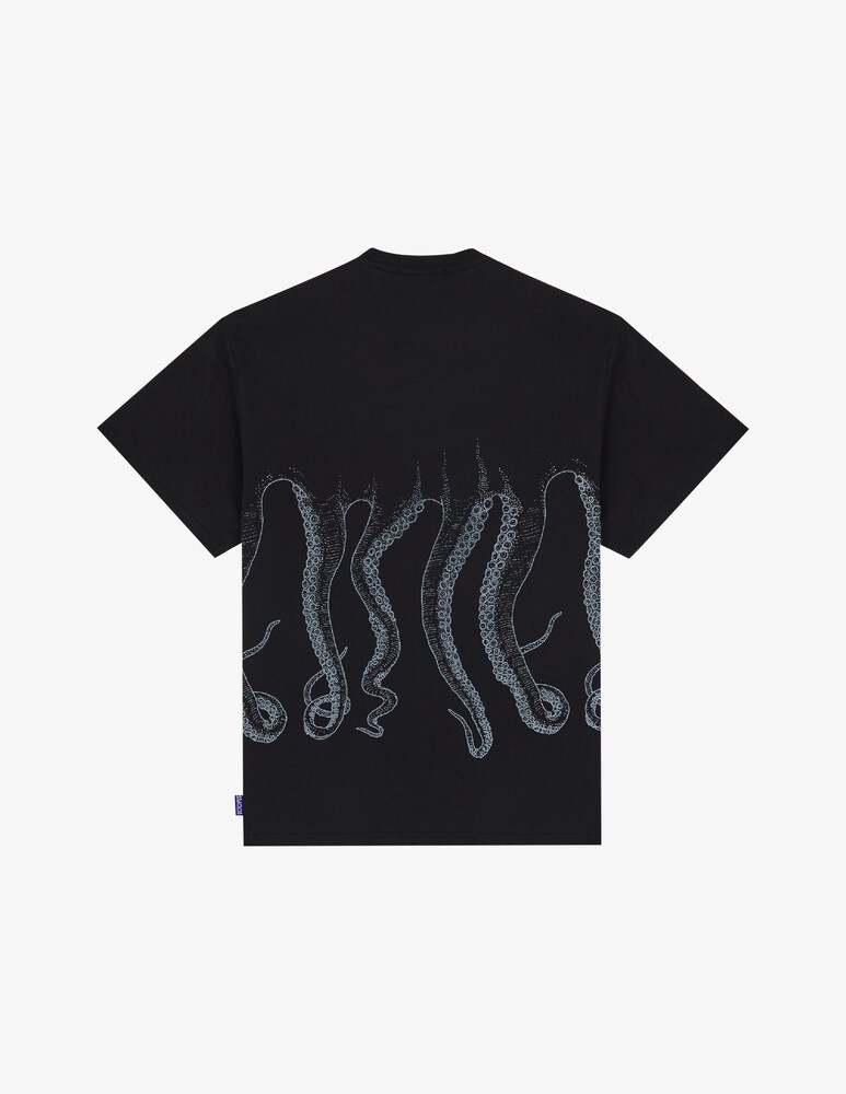 Octopus Maglietta Maniche Corte Octopus Outline