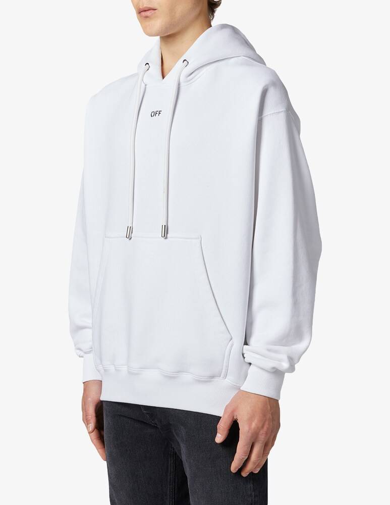 Off-White Felpa Con Cappuccio Off Stamp Skate