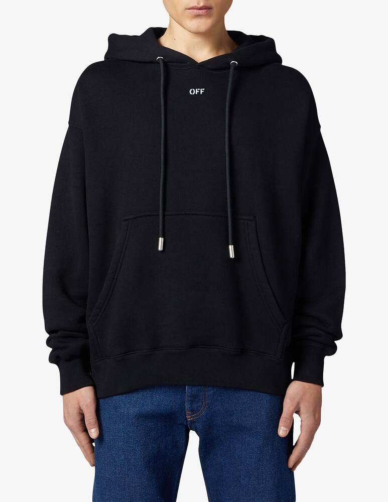 Off-White Felpa con cappuccio off stamp skate