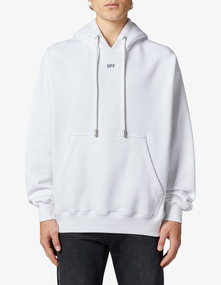 Off-White Felpa con cappuccio off stamp skate