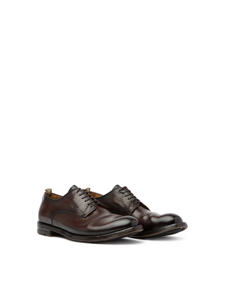 Officine Creative Derby Lace-up In Pelle