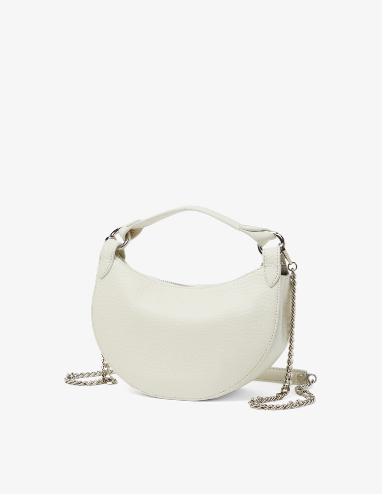 Orciani Borsa Hobo Mini In Pelle
