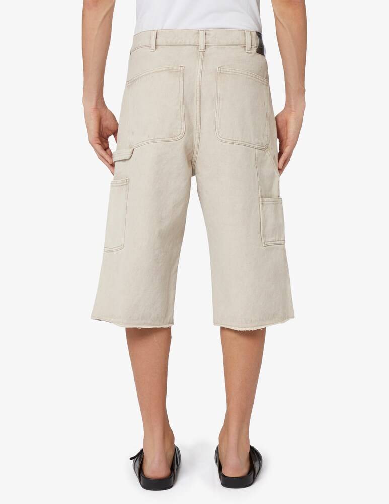 Our Legacy Bermuda Denim Capri Cut Splatter