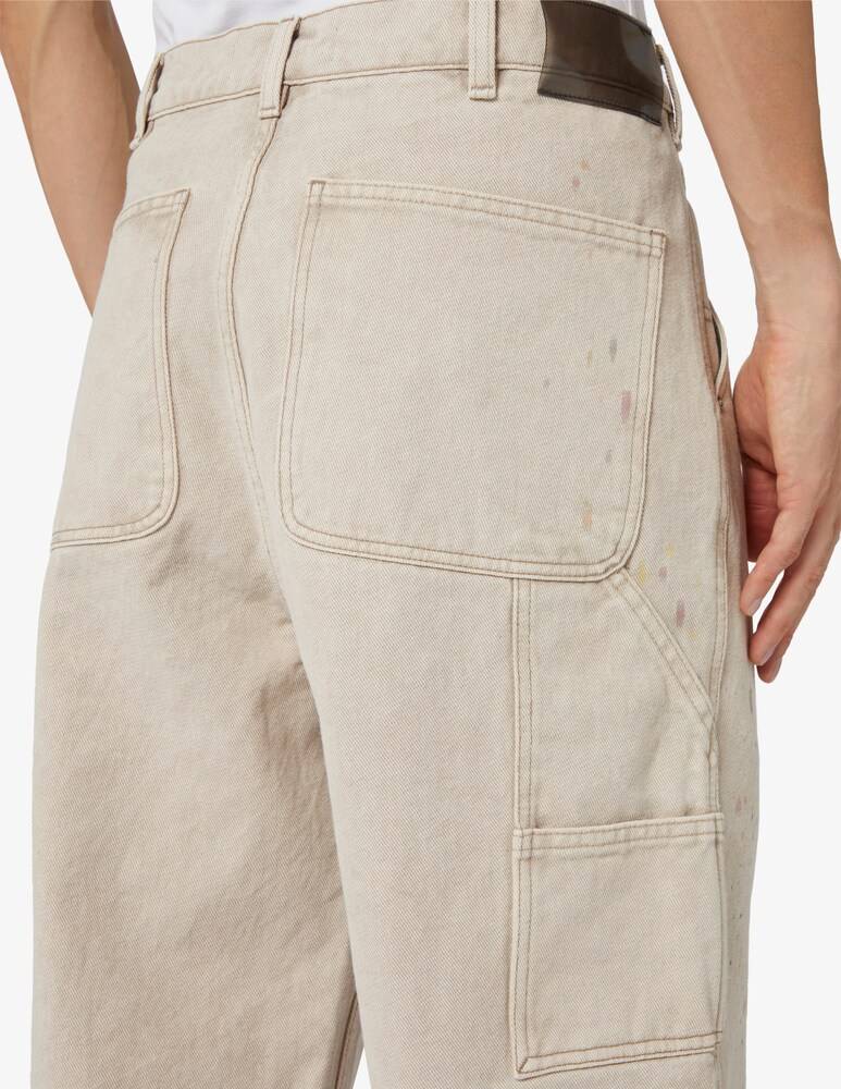 Our Legacy Bermuda Denim Capri Cut Splatter