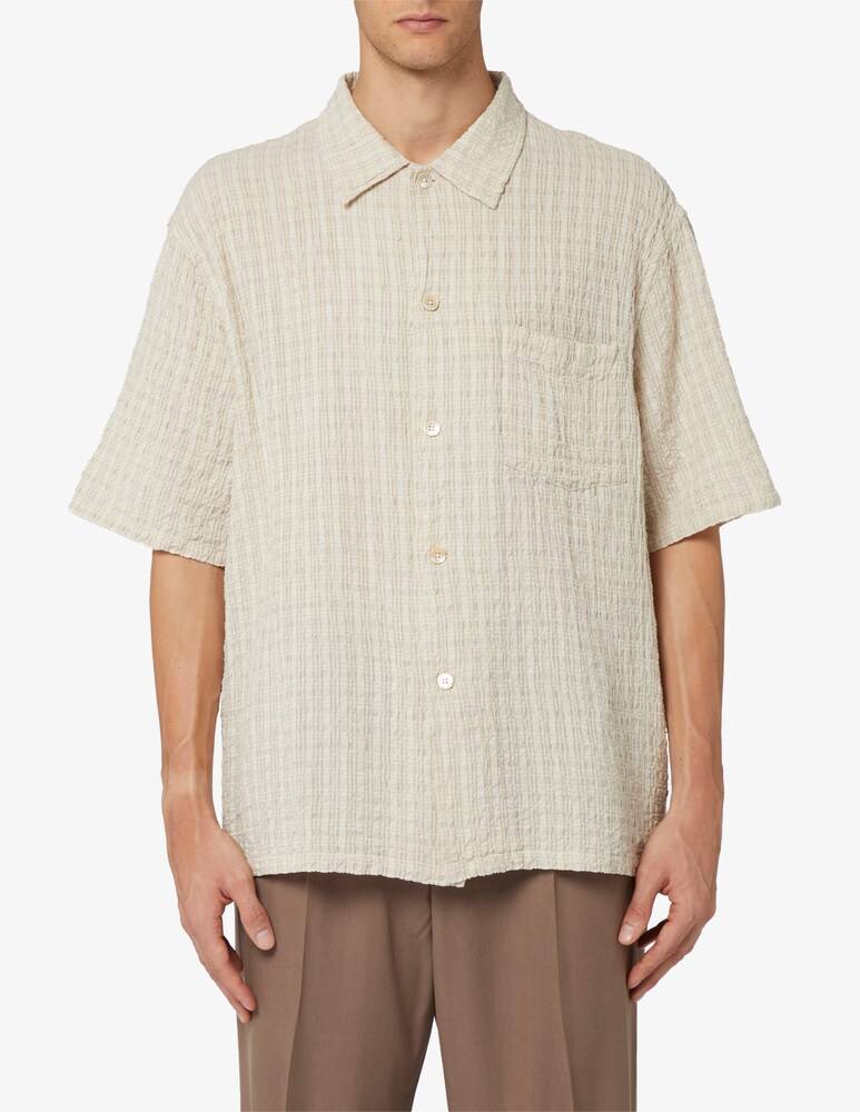 Our Legacy Camicia maniche corte seersucker