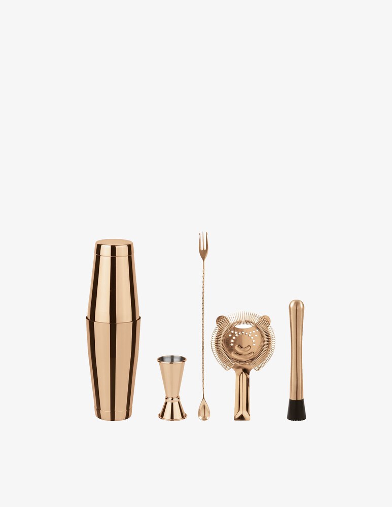 Paderno Set Mixology 5 Pz Boston - Rame