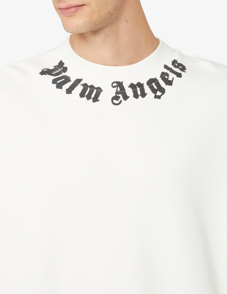 Palm Angels Felpa Neck Logo