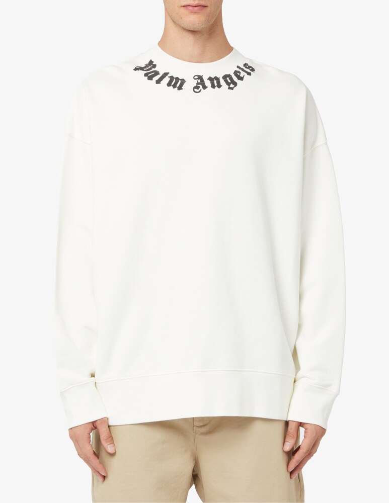 Palm Angels Felpa neck logo