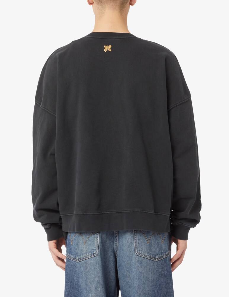 Palm Angels Maglia Girocollo Burning Monogram