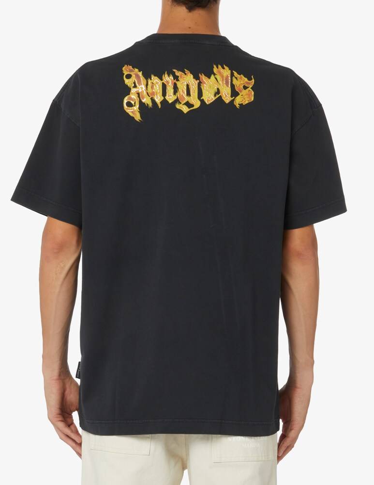 Palm Angels Maglietta Flames Front